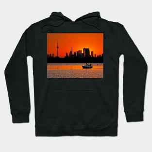 Sunset Sail Ashbridges Bay Toronto Canada Hoodie